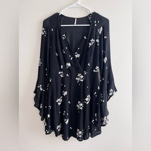 Free People Size O Long-Sleeve Mini Dress